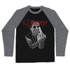 Ozzy Osbourne Middle Finger 3/4 Sleeve Raglan Jersey T-Shirt-Cyberteez