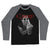 Ozzy Osbourne Middle Finger 3/4 Sleeve Raglan Jersey T-Shirt