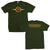 Pixies Lightning Logo Men's Green T-Shirt