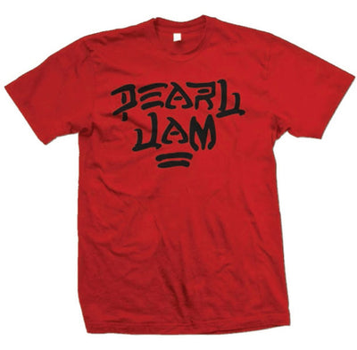 Pearl Jam Destroy Logo RED T-Shirt