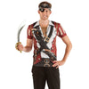 Pirate Swashbuckler Men's Allover Print Costume T-Shirt-Cyberteez