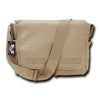Messenger Bag Khaki Canvas Tactical Military Heavyweight Field Shoulder Laptop-Cyberteez
