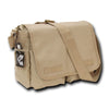 Messenger Bag Khaki Canvas Tactical Military Heavyweight Field Shoulder Laptop-Cyberteez