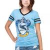 Harry Potter Ravenclaw Crest Logo V-Neck Women's Girls T-Shirt-Cyberteez
