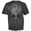 Ruger Smoked Bullet Eagle Logo Firearms T-Shirt-Cyberteez