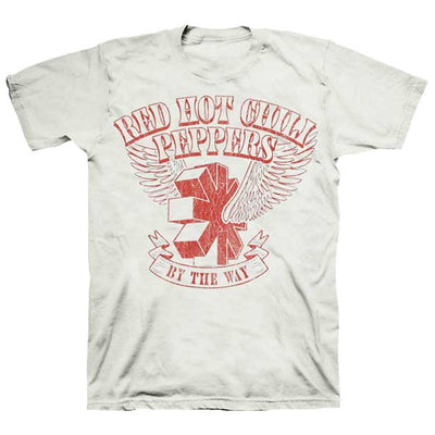 Red Hot Chili Peppers By The Way Vintage White T-Shirt