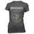 Ramones Presidential Seal Women's Distressed Logo Gray T-Shirt
