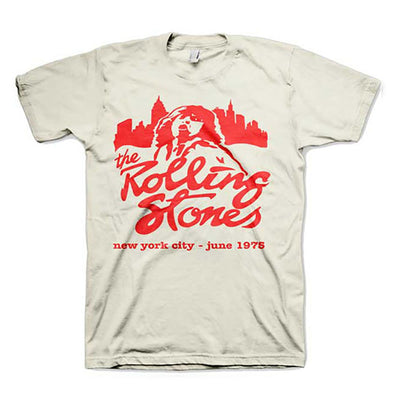 Rolling Stones Mick New York City June 1975 T-Shirt