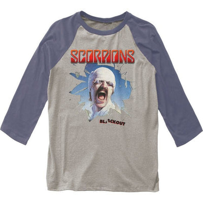 Scorpions Blackout Baseball Jersey Longsleeve T-Shirt