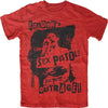Sex Pistols London's Outrage Johnny Rotten Red T-Shirt-Cyberteez