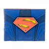 Superman Logo Mixed Material Bi-Fold Gift Boxed Wallet-Cyberteez