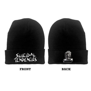 Suicidal Tendencies Suicidal Logo Beanie Knit Hat Cap-Cyberteez