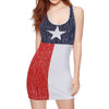 Texas Flag Lone Star State Women's Distressed Tank Top-Cyberteez