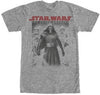Star Wars Force Awakens Kylo Ren Gray Poster T-Shirt-Cyberteez