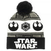 Star Wars Rebels Logo Fold Cuff Beanie Adult Winter Knit Ski Snowboard Cap Hat-Cyberteez