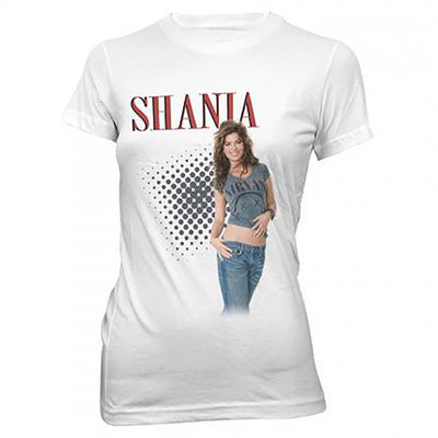 Shania Twain Photo Women's White T-Shirt