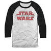 Star Wars Force Awakens Logo Baseball Jersey Longsleeve T-Shirt-Cyberteez