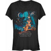 Star Wars New Hope Women's Episode IV Movie Poster T Shirt-Cyberteez