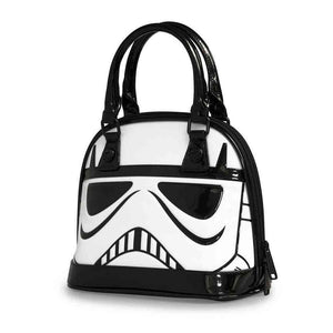 Star Wars Stormtrooper Mini Patent Dome Hand Bag Clutch Purse-Cyberteez
