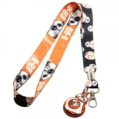 Star Wars BB-8 (BB8) Force Awakens Lanyard w/ Charm