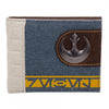 Star Wars Rogue One Rebel Alliance Logo Mixed Material Bi-Fold Wallet-Cyberteez