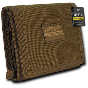 RapDom Tactical Coyote Rugged Tri-Fold Wallet-Cyberteez