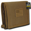 RapDom USA Tonal Coyote American Flag Tactical Tri-Fold Wallet-Cyberteez
