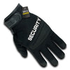 RapDom Tactical Security Black Digital Leather Duty Gloves-Cyberteez