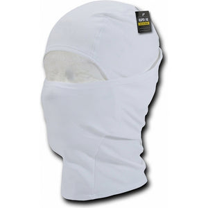 RapDom Balaclava White Tactical Convertible Single Hole Face Mask-Cyberteez