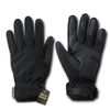 RapDom Soft Shell Black Winter Gloves w/ Touch Screen Device Tips-Cyberteez