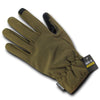 RapDom Soft Shell Coyote Winter Gloves w/ Touch Screen Device Tips-Cyberteez
