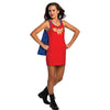 Wonder Woman Superhero Womens Girls Tank Dress Costume-Cyberteez