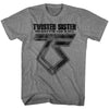 Twisted Sister You Can't Stop Rock And Roll Gray T-Shirt-Cyberteez