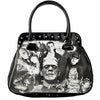 Universal Monsters Purse Bowler Bag Monster Collage Women's Handbag Satchel-Cyberteez