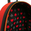 Loungefly Disney Queen of Hearts Alice in Wonderland Mini Backpack-Cyberteez