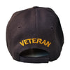 US Military Hat Native American Veteran w/ Eagle Flag Black Adjustable Cap-Cyberteez