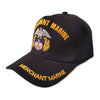 US Merchant Marine Hat Black Adjustable Cap-Cyberteez