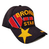 US Military Hat Bronze Star Medal Recipient Black Adjustable Cap-Cyberteez