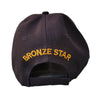 US Military Hat Bronze Star Medal Recipient Black Adjustable Cap-Cyberteez