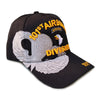 US Army Hat 101st Airborne Division Black Adjustable Cap-Cyberteez