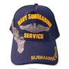 US Navy Hat Submarine Service Blue Adjustable Cap-Cyberteez