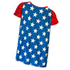 Wonder Woman Women's Costume T-Shirt w/ Cape (S-2XL)-Cyberteez
