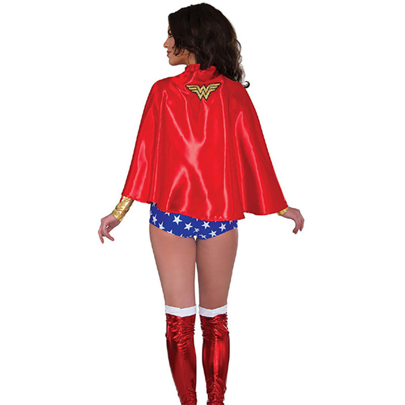 Wonder Woman Logo Cape Superhero Costume Accessory DC Comics - Cyberteez