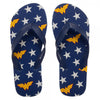 Wonder Woman Logo Flip Flops Sandals-Cyberteez
