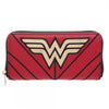 Wonder Woman Logo Zip Around Women's Clutch Wallet-Cyberteez