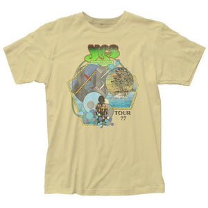 Yes Band Going For The One Tour '77 T-Shirt-Cyberteez