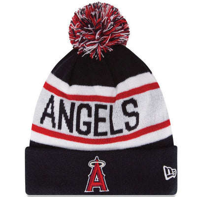 Los Angeles Angels Of Anaheim MLB New Era Biggest Fan Redux Pom Beanie Knit Hat
