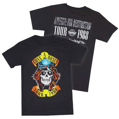 Guns N Roses Appetite For Destruction Tour 1988 T-Shirt