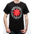 Red Hot Chili Peppers Asterisk Logo Black T-Shirt