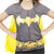 Batgirl Logo Women's Sublimated Batman Costume T-Shirt w/ Cape